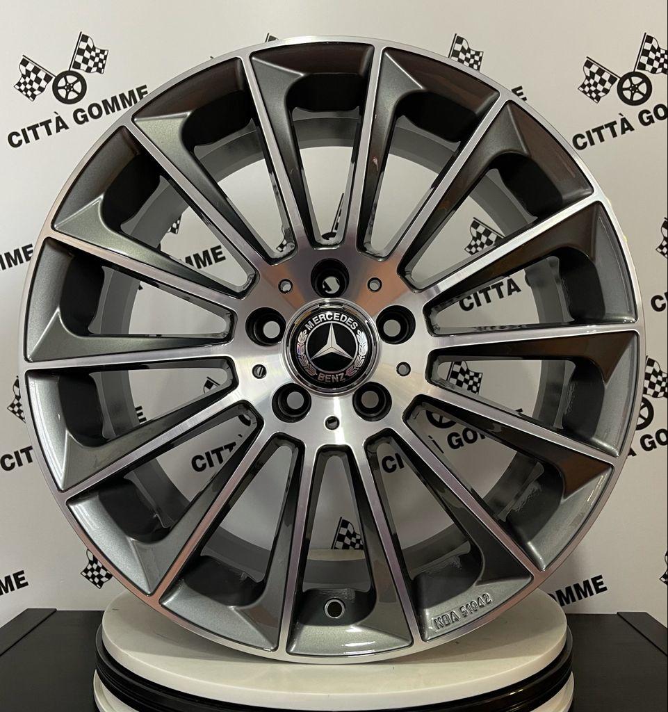 Set da 4 Cerchi in lega Stellar per Mercedes Classe A B C E S SL SLK CL CLS CLA GLA GLB VITO GLK GLE GLC AMG Coupè - Image 9