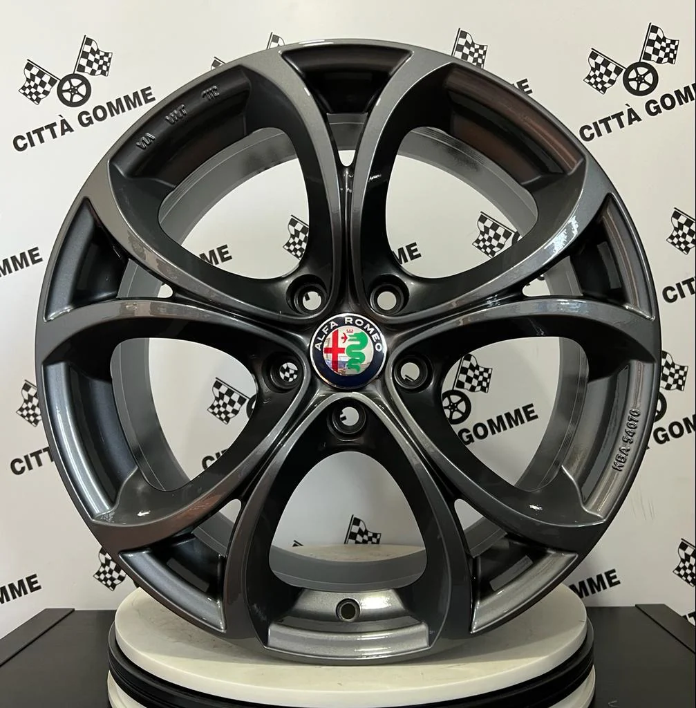 Set da 4 Cerchi in lega Tonale per Alfa Romeo Giulietta Giulia Brera 159 Stelvio Spider - Image 3