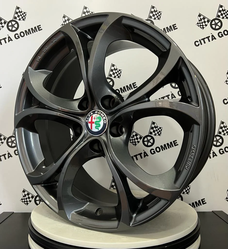 Set da 4 Cerchi in lega Tonale per Alfa Romeo Giulietta Giulia Brera 159 Stelvio Spider - Image 4