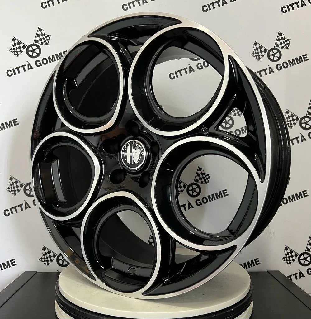 Set da 4 Cerchi in lega Veloce per Alfa Romeo Giulietta 159 Brebra Giulia Tonale Stelvio - Image 2