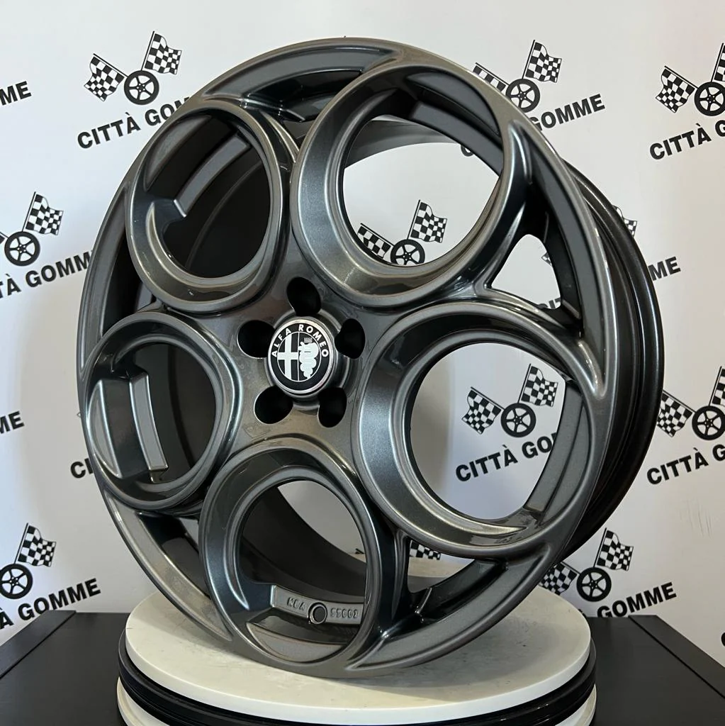 Set da 4 Cerchi in lega Veloce per Alfa Romeo Giulietta 159 Brebra Giulia Tonale Stelvio - Image 4