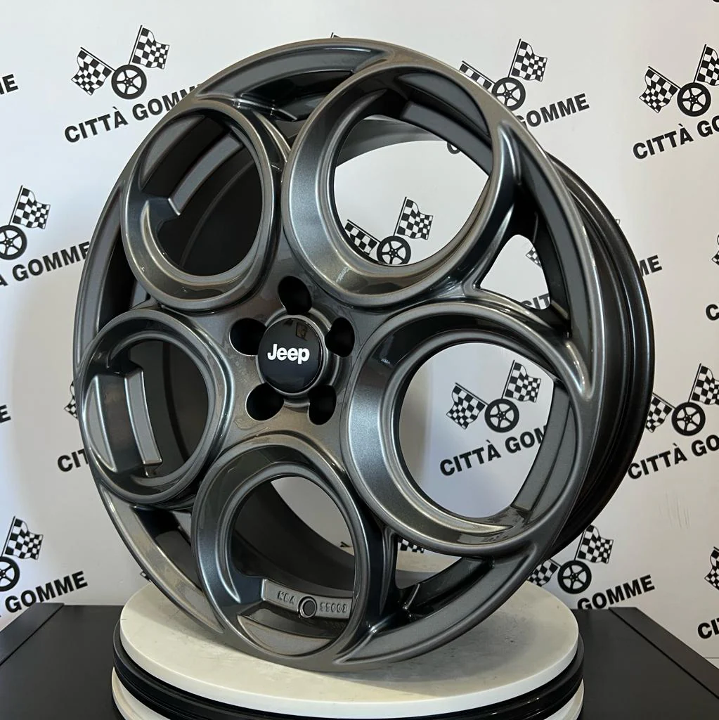 Set da 4 Cerchi in lega Veloce per Jeep Renegade Compass Cherokee - Image 3