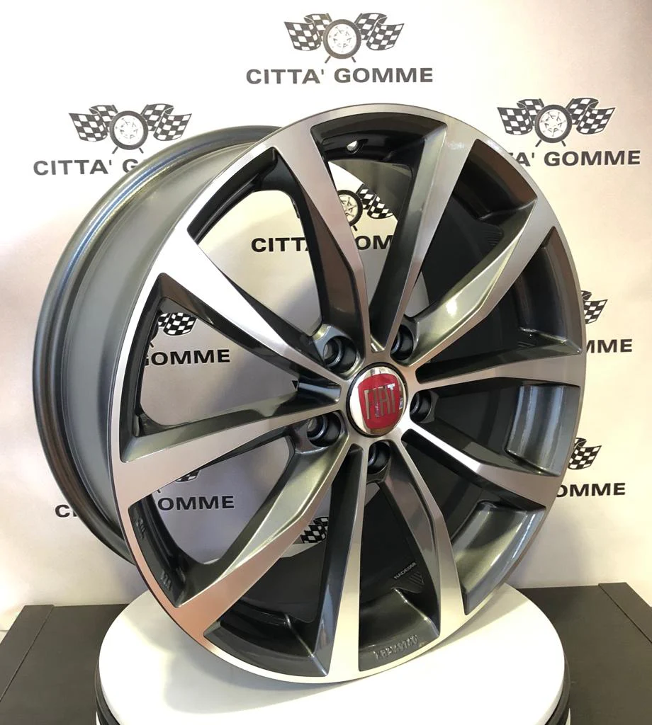 Set da 4 Cerchi in lega Wolf per Fiat 500X Croma - Image 6