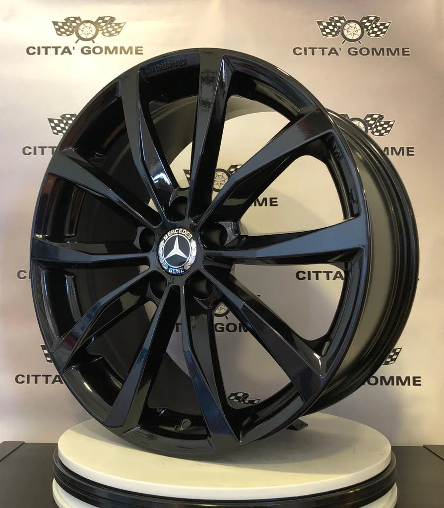 Set da 4 Cerchi in lega Wolf per Mercedes Classe A B C E CLA GLA GLB VITO GLK GLE GLC - Image 4