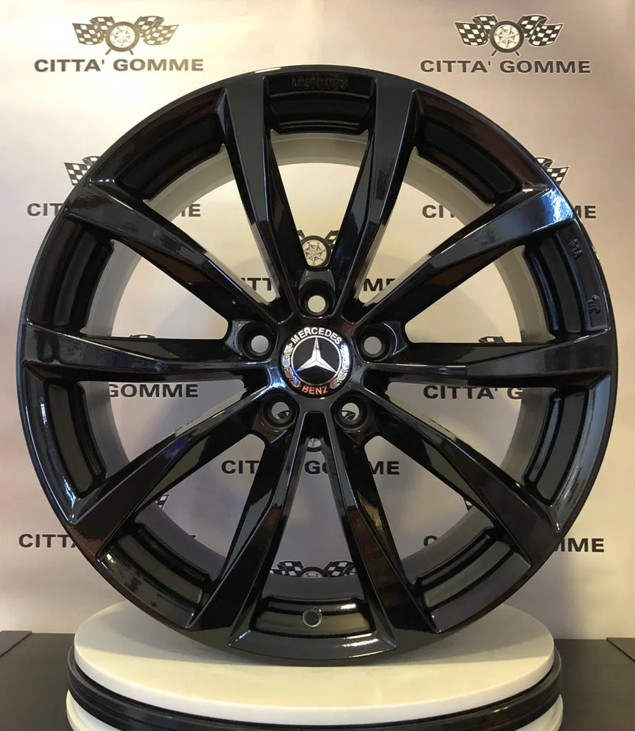 Set da 4 Cerchi in lega Wolf per Mercedes Classe A B C E CLA GLA GLB VITO GLK GLE GLC - Image 6
