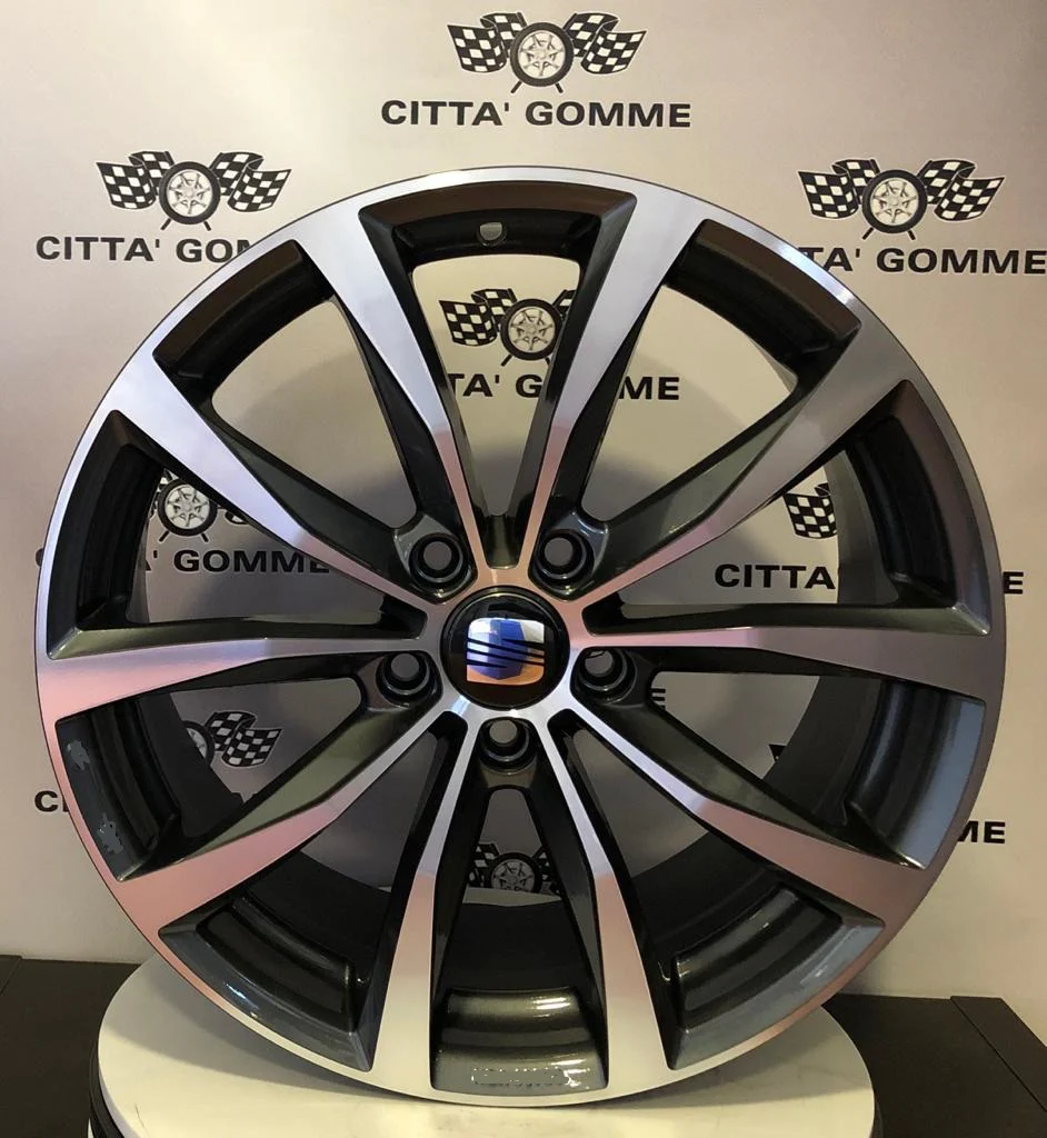 Set da 4 Cerchi in lega Wolf per Seat Alhambra Ateca Altea Exeo Leon Tarraco Cupra Formentor - Image 4