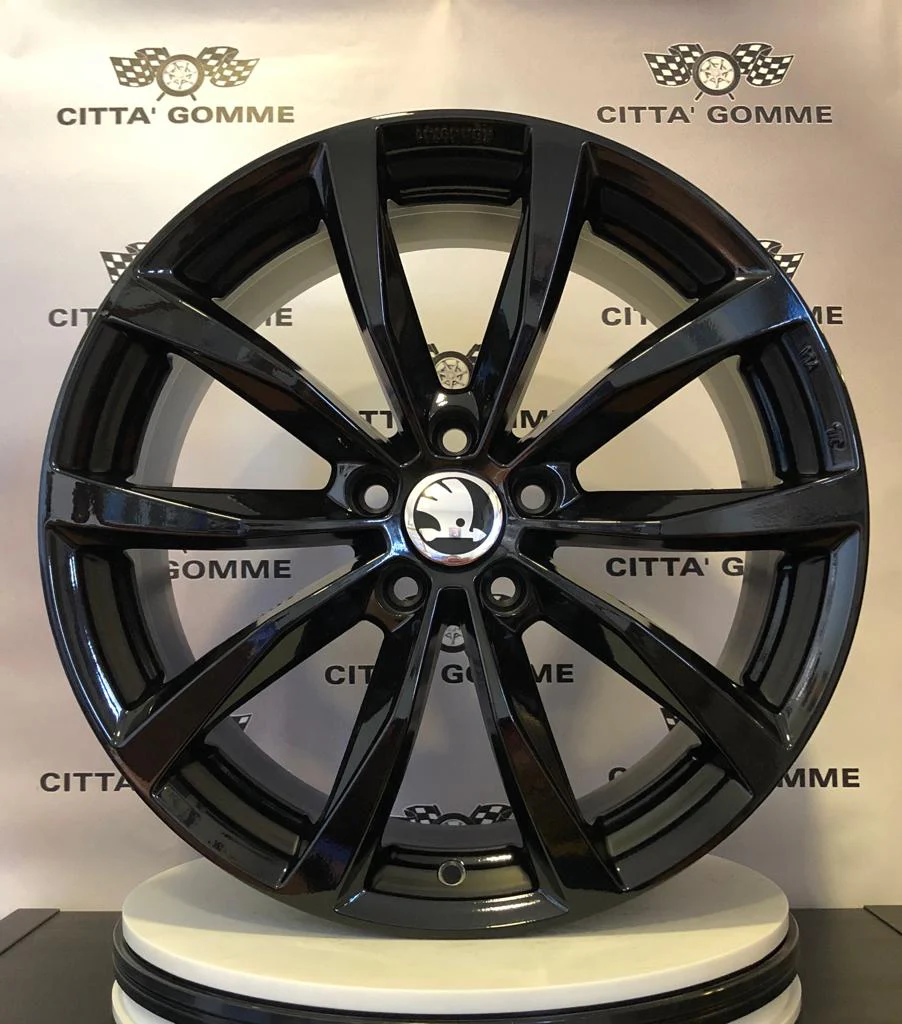 Set da 4 Cerchi in lega Wolf per Skoda Fabia Kamiq Scala Praktik Rapid Spaceback Roomster Scout - Image 6