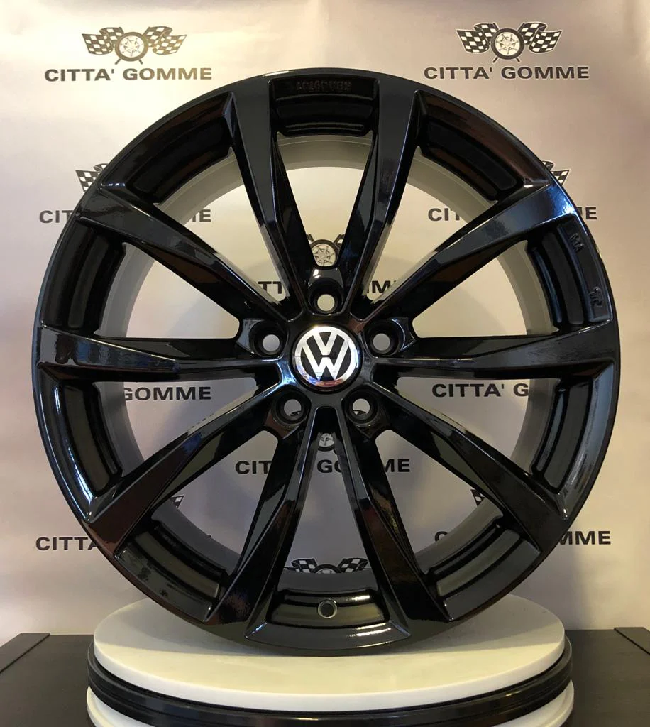 Set da 4 Cerchi in lega Wolf per Volkswagen Polo T-Cross Fox New Beetle Vento Golf IV - Image 3