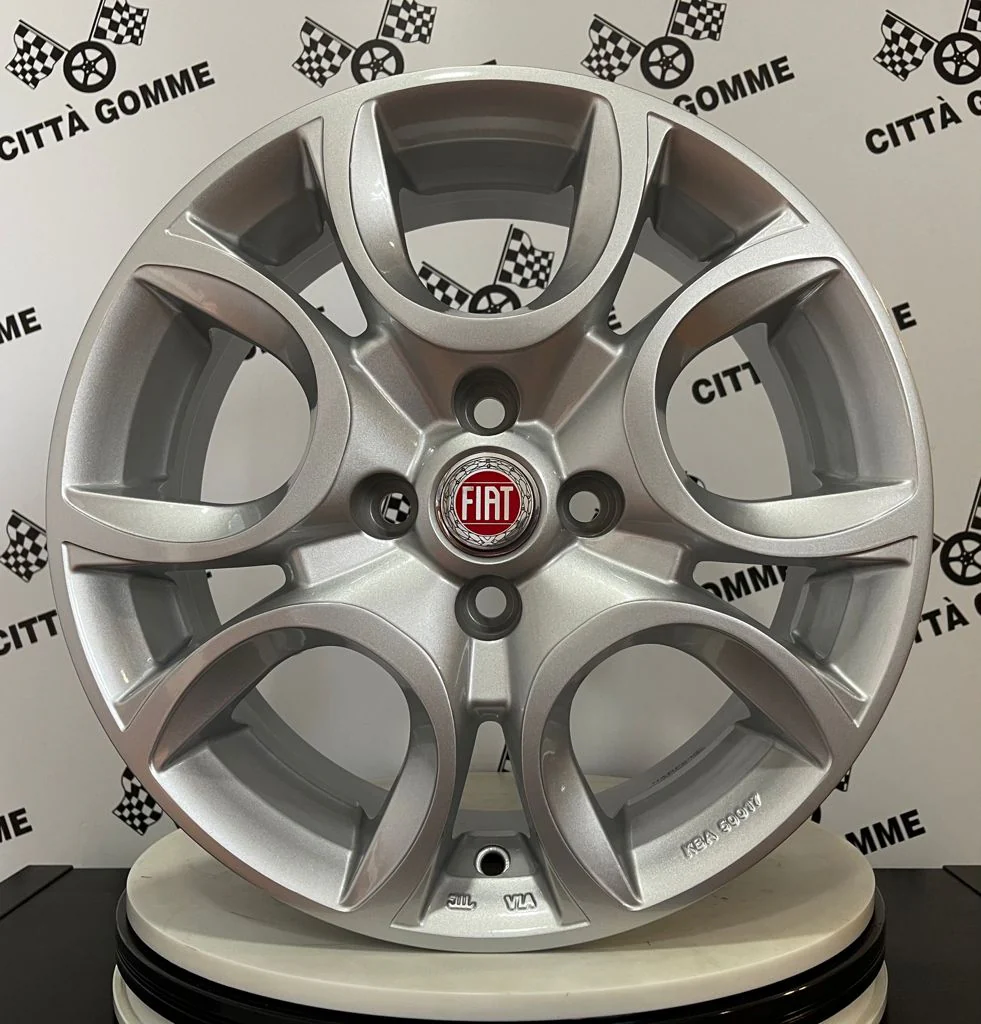 Set di 4 Cerchi in lega Torino per Fiat Panda 500 Fiorino Idea Bravo Stilo - Image 2