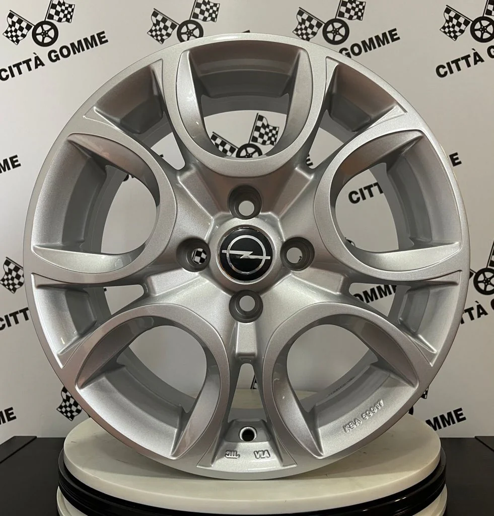 Set di 4 Cerchi in lega Torino per Opel Agila Astra Corsa Meriva Tigra Karl Adam - Image 2